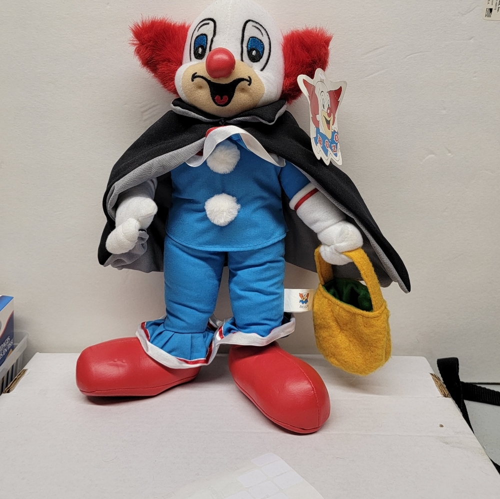 BOZO the clown Rare with Halloween bucket